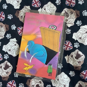 RARO Vintage/Retro 1985 Cartão de aniversário divertido para neta com o personagem Berk de The Trap Door - Série de desenho animado infantil dos anos 1980 - Nostalgia dos anos 80