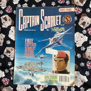 Rare Vintage FIRST ISSUE October 23rd 1993  &#39;Captain Scarlet and The Mysterons&#39; Comic Issue No 1 - Fun, Nostalgic Gift - Comic Strip Stories