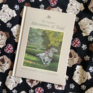 2004 Vintage Children&#39;s Book &#39;The Further Adventures of Toad&#39; by Kenneth Grahame in Hardback Illustrated by Inga Moore -Wind In The Willows