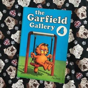 RARE Vintage 1987 &#39;The Garfield Gallery 4&#39; Paperback Book By Jim Davis - Fun Comic Strip Stories and Posters - Nostalgic Garfield Lover Gift