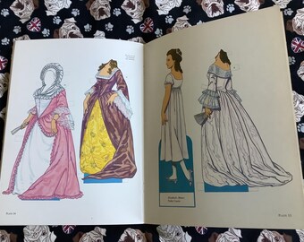 Paper Doll　three books　Tom Tierney Vintage 1989 Tom Tierney George Washington and His Family