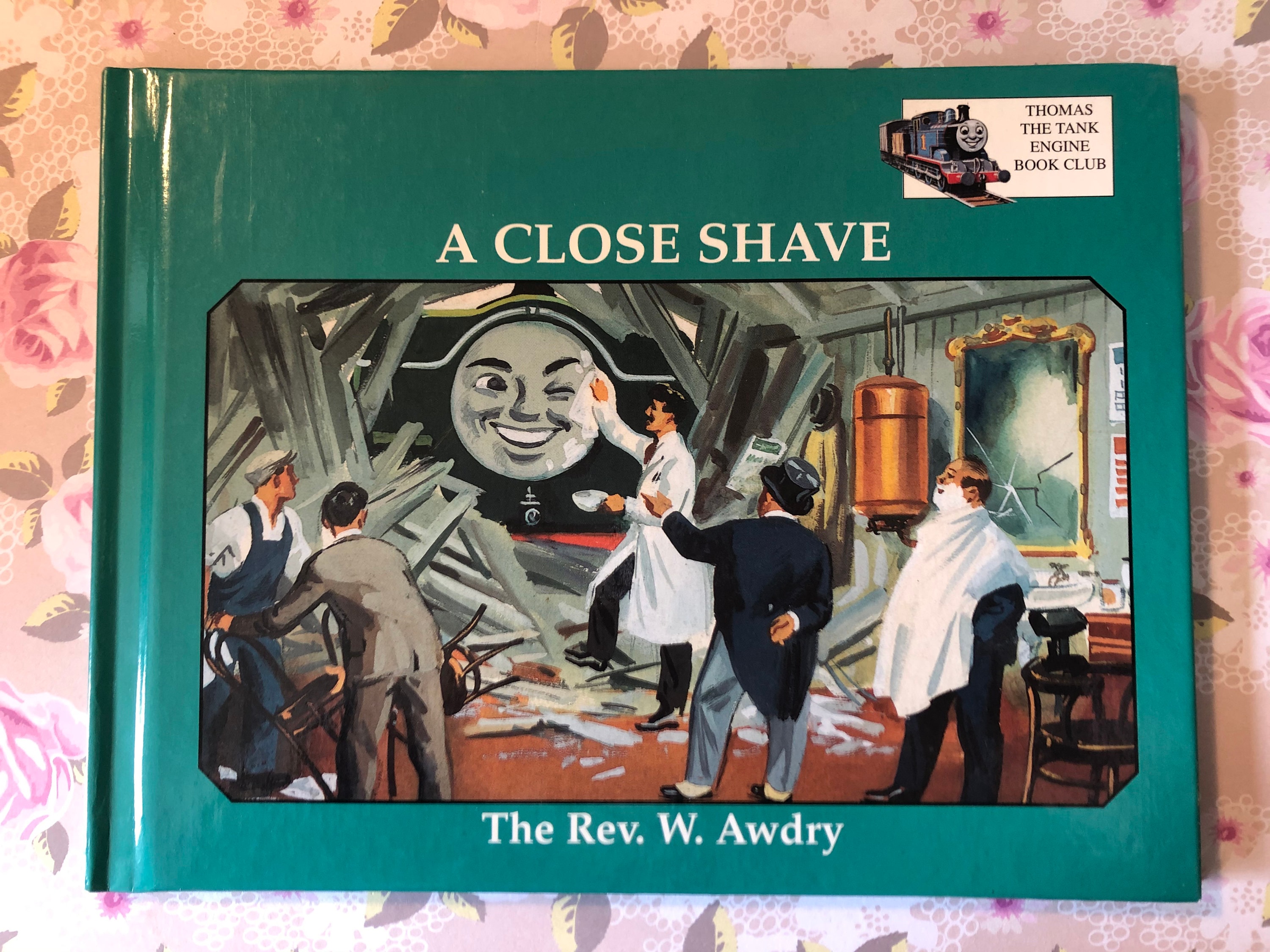 アンティックレプリカ絵本 Vintage 1995 Thomas The Tank Engine Hardback Book 'A Close