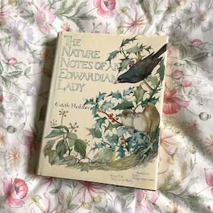 RARO libro d'epoca del 1989 "Note sulla natura di una signora edoardiana" con copertina rigida di Edith Holden - Bellissime illustrazioni - Idea regalo per l'anno di nascita del 1989