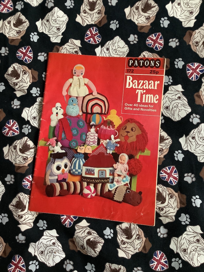 RARE Vintage 1970s Patons No 172 'bazaar Time' Knitting Pattern Booklet ...