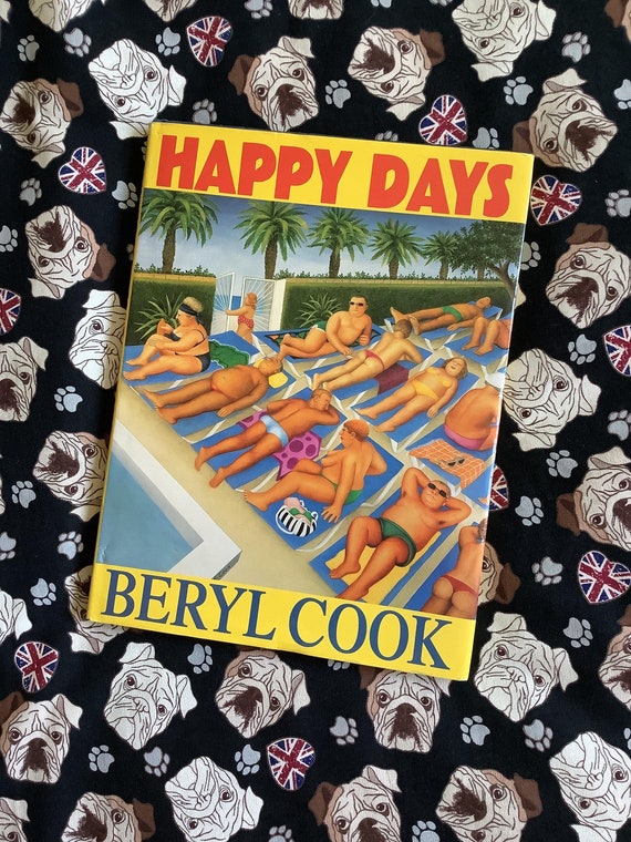 洋書 Happy Days by Beryl Cook 洋書 Happy Days by Beryl Cook Vintage 1995 SIGNED First