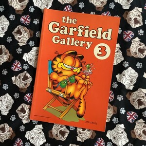 RARE Vintage 1987 &#39;The Garfield Gallery 3&#39; Paperback Book By Jim Davis - Fun Comic Strip Stories and Posters - Nostalgic Garfield Lover Gift