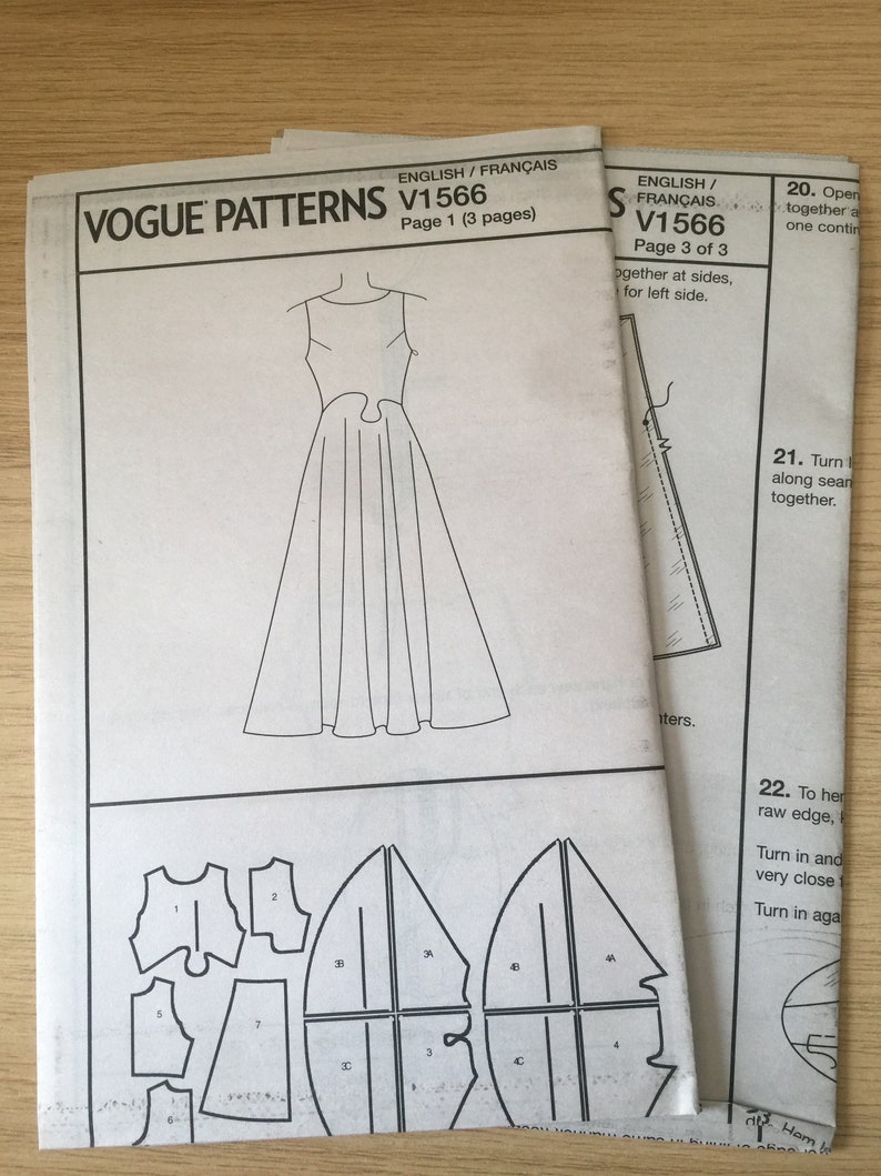 Zandra Rhodes Patterns Uncut 2017 Vogue 'zandra Rhodes Designer Original' Sewing Pattern for a ...