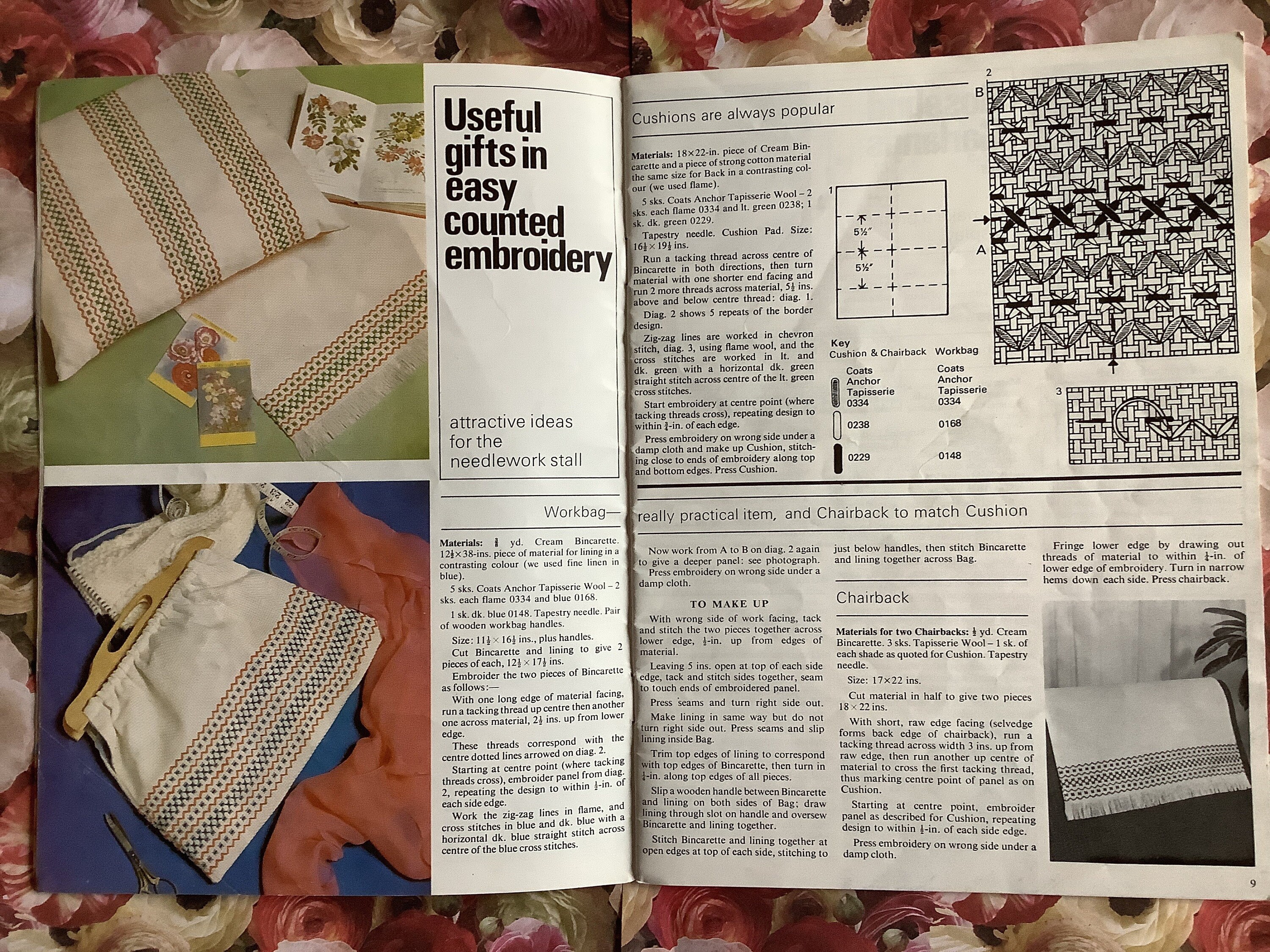 RARE Vintage 1970s Patons No 156 'third Bazaar Book' Knitting Pattern ...