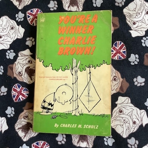 RARE Vintage 1968 Snoopy Book &#39;You&#39;re A Winner Charlie Brown!&#39; in Paperback - Charles M. Schulz - Cartoon/Comic Strip Book - Birth Year Gift