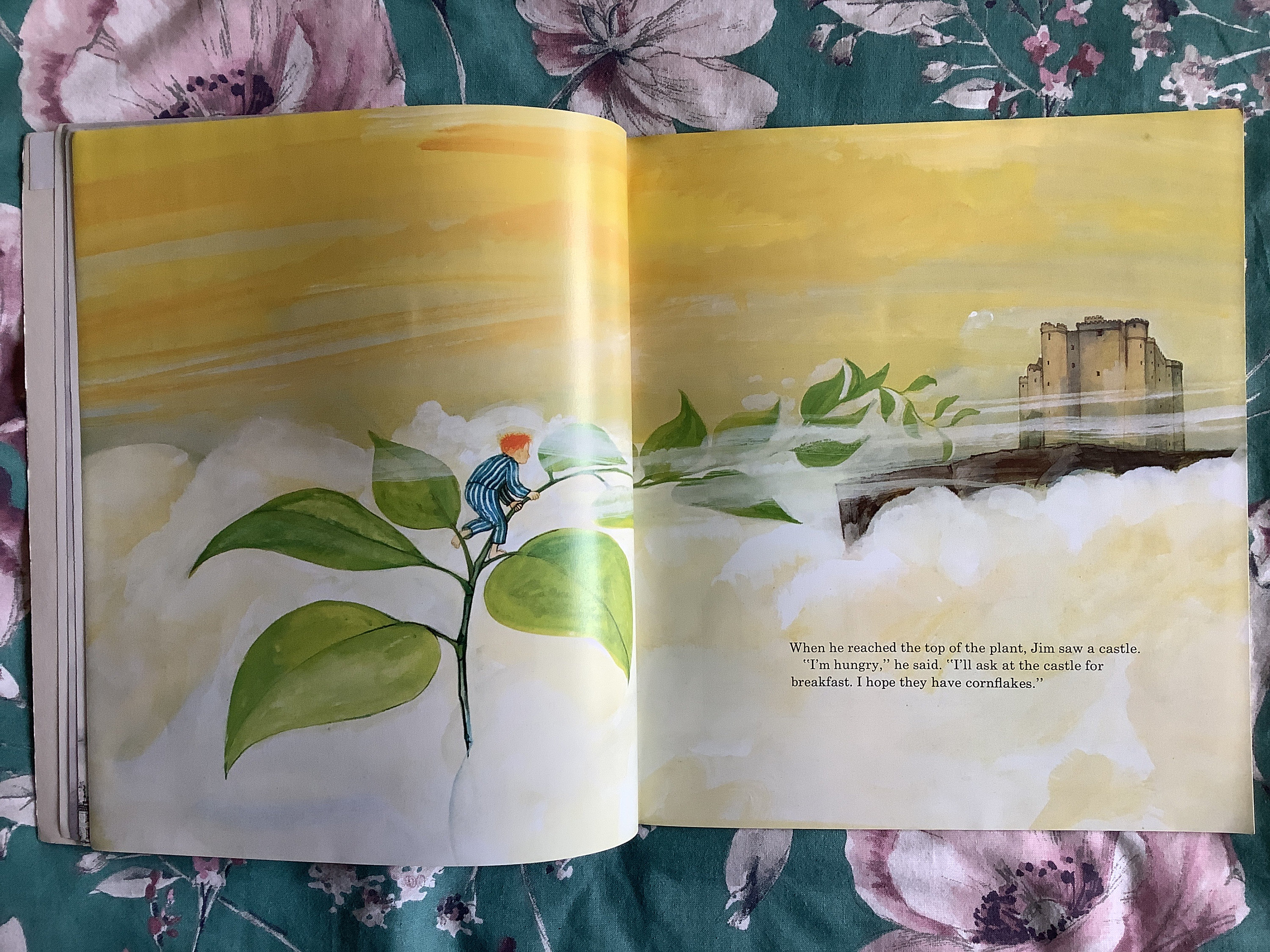 RARE Circa 1980s Vintage Children's Book 'jim and the Beanstalk' in ...