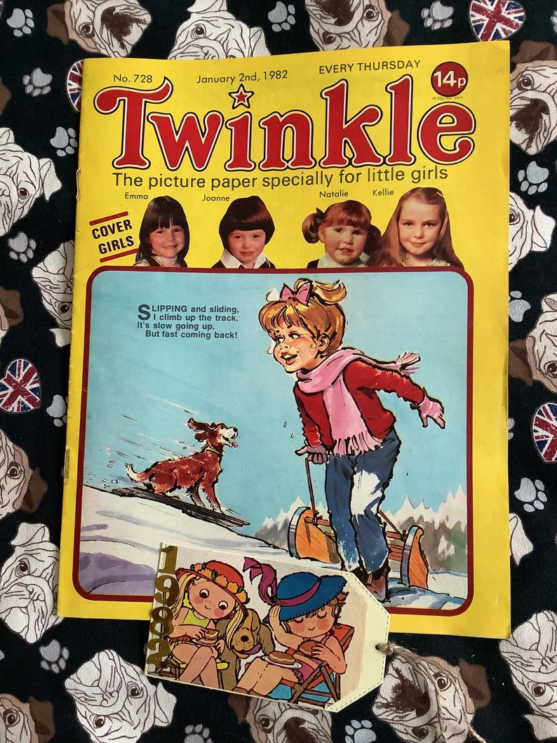Twinkle Jan Rare Vintage January 2 1982 'twinkle' Comic - Comic Strip Stories & Cut ...