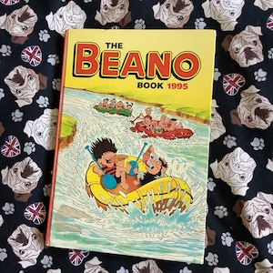 Vintage/Retro &#39;The Beano Book 1995&#39; Hardback Book - Collectable Book - Fun 30th Birthday Gift - Comic Book Lover Gift - Childhood Nostalgia
