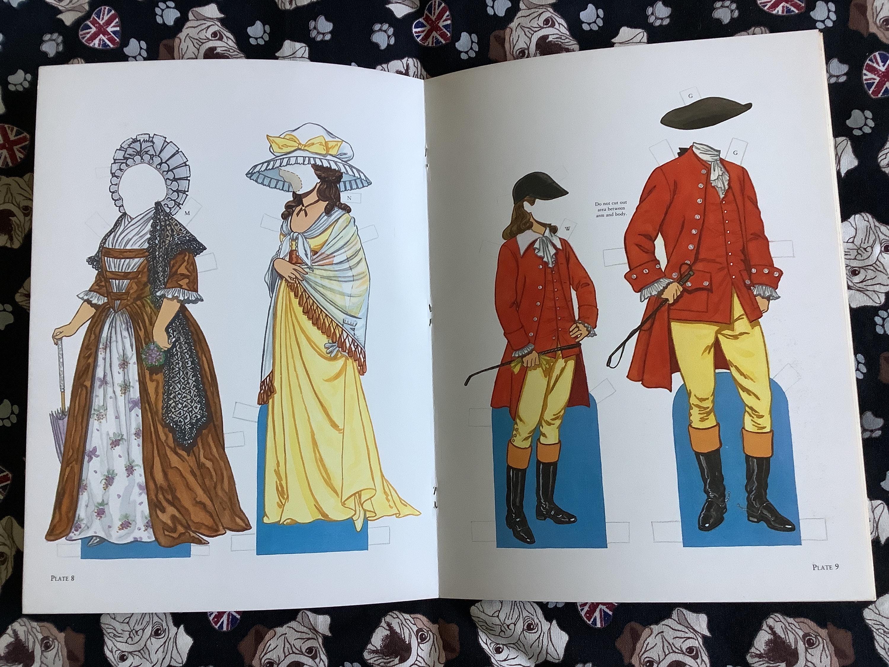 Vintage 1989 Tom Tierney George Washington and His Family Paper