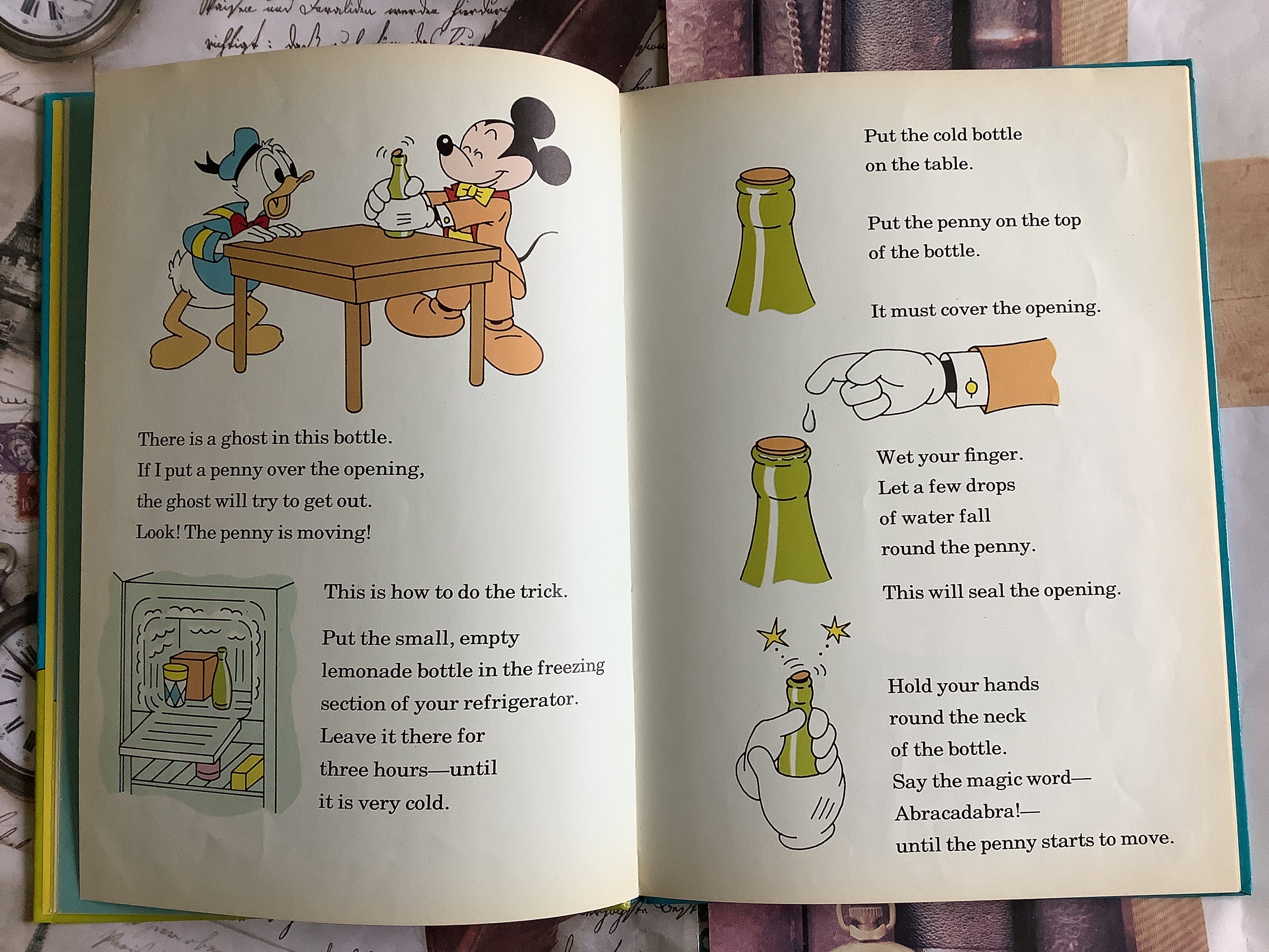 希少なヴィンテージ1977年「ミッキーマウスマジックブック」ウォルト