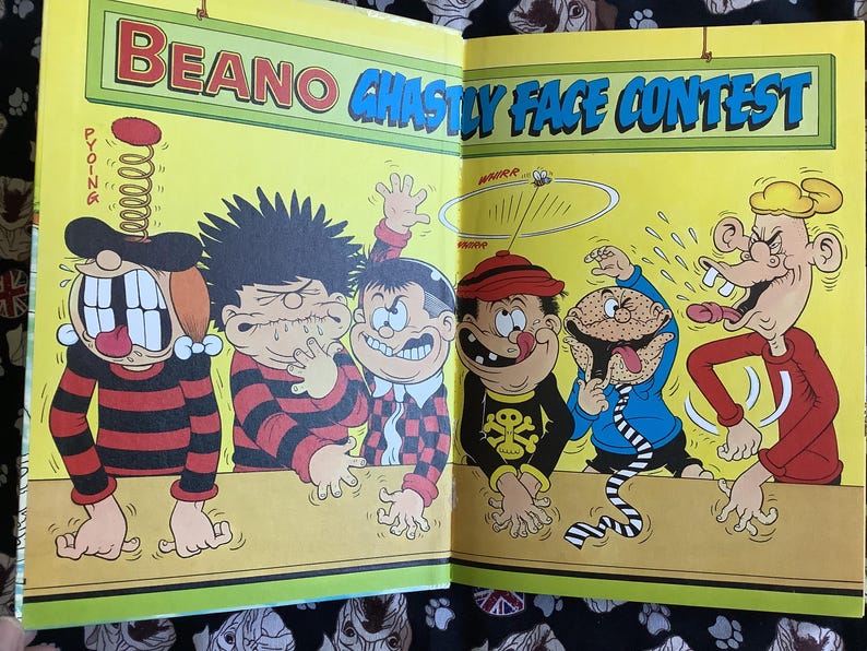 Vintage Retro 'the Beano Book 1995' Hardback Book - Collectable Book ...