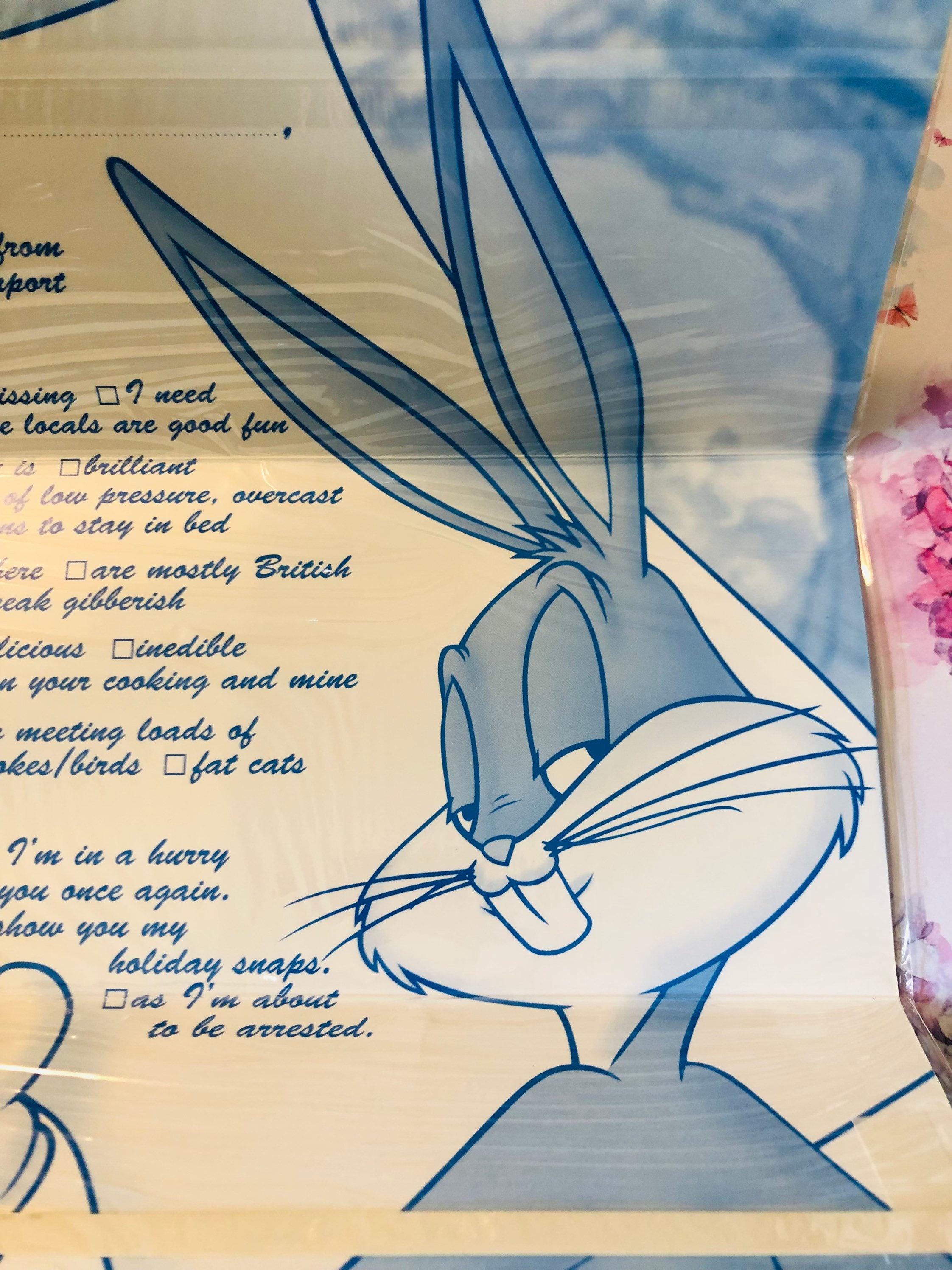 I got an email with this print in it. Bugs Bunny \, image size:2244x2992