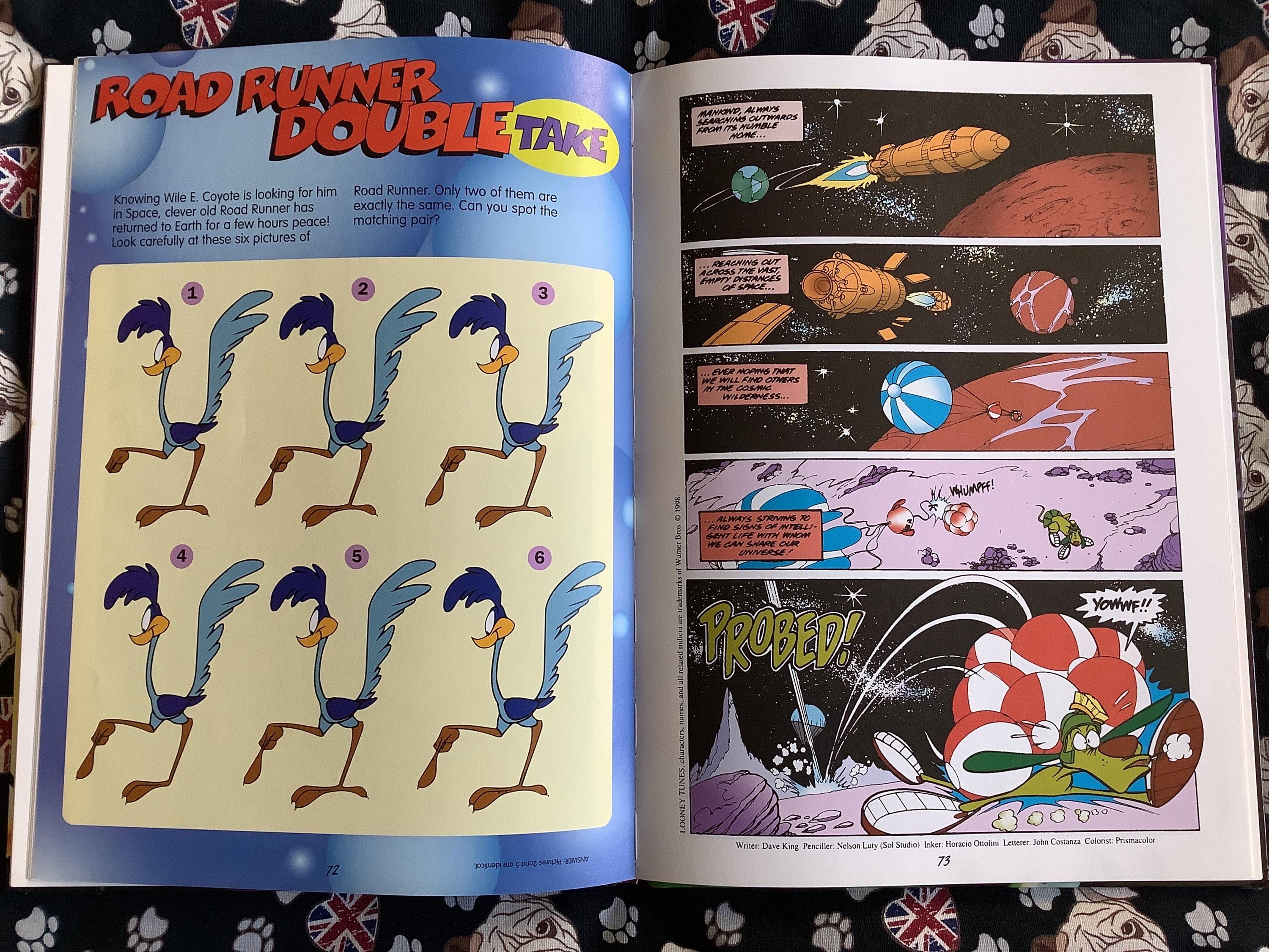 RARE Vintage 2000 'looney Tunes Annual' in Hardback - Warner Bros
