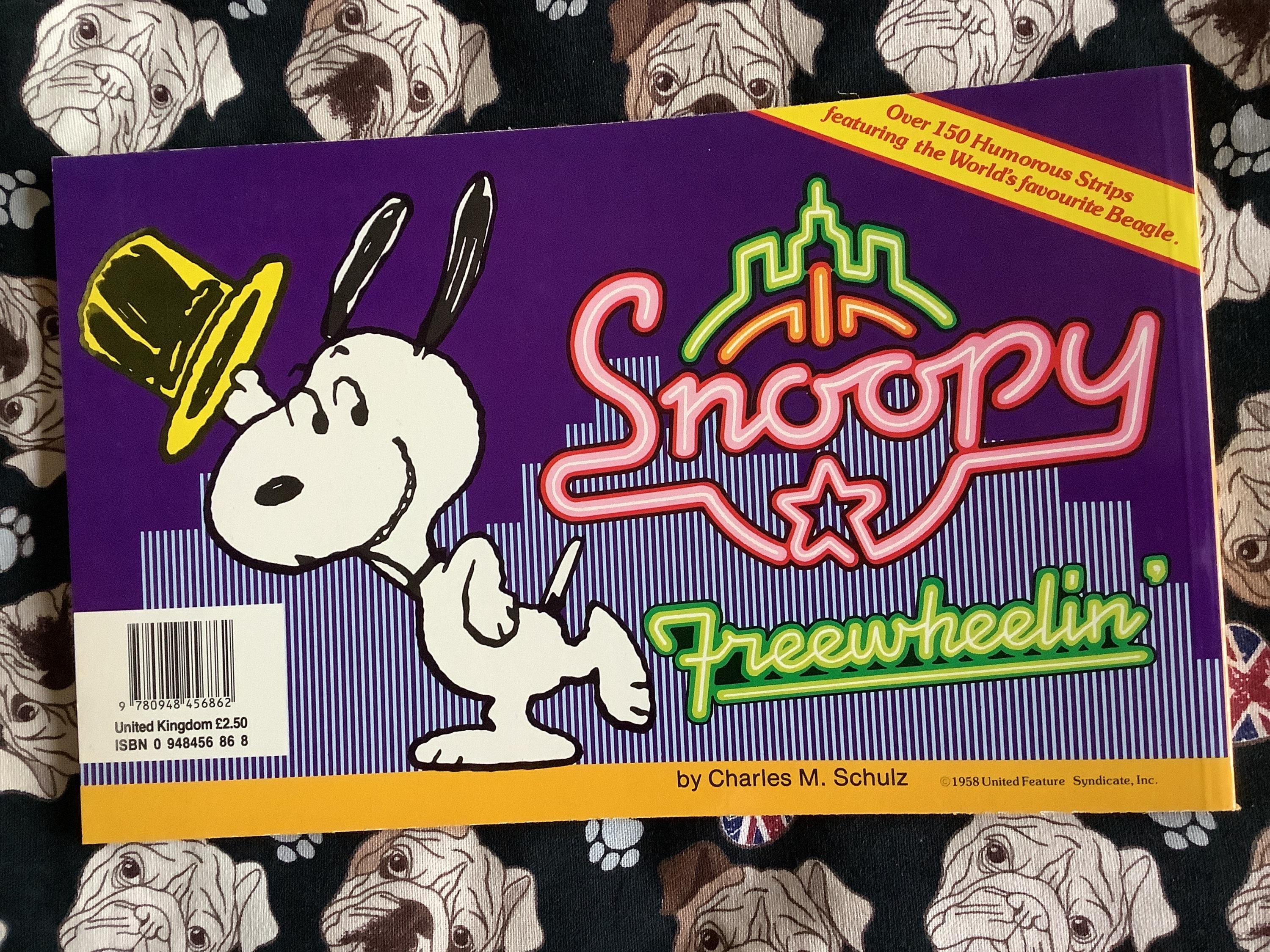 RARE Vintage 1987 Snoopy 'freewheelin' Paperback Book (no 3) by