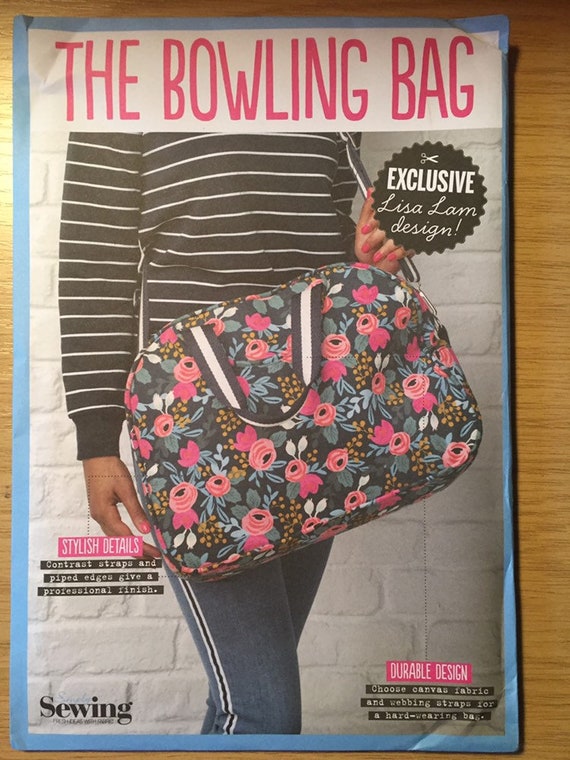 Simply Sewing Magazine Bowling Bag Sewing Pattern NEW//UNCUT