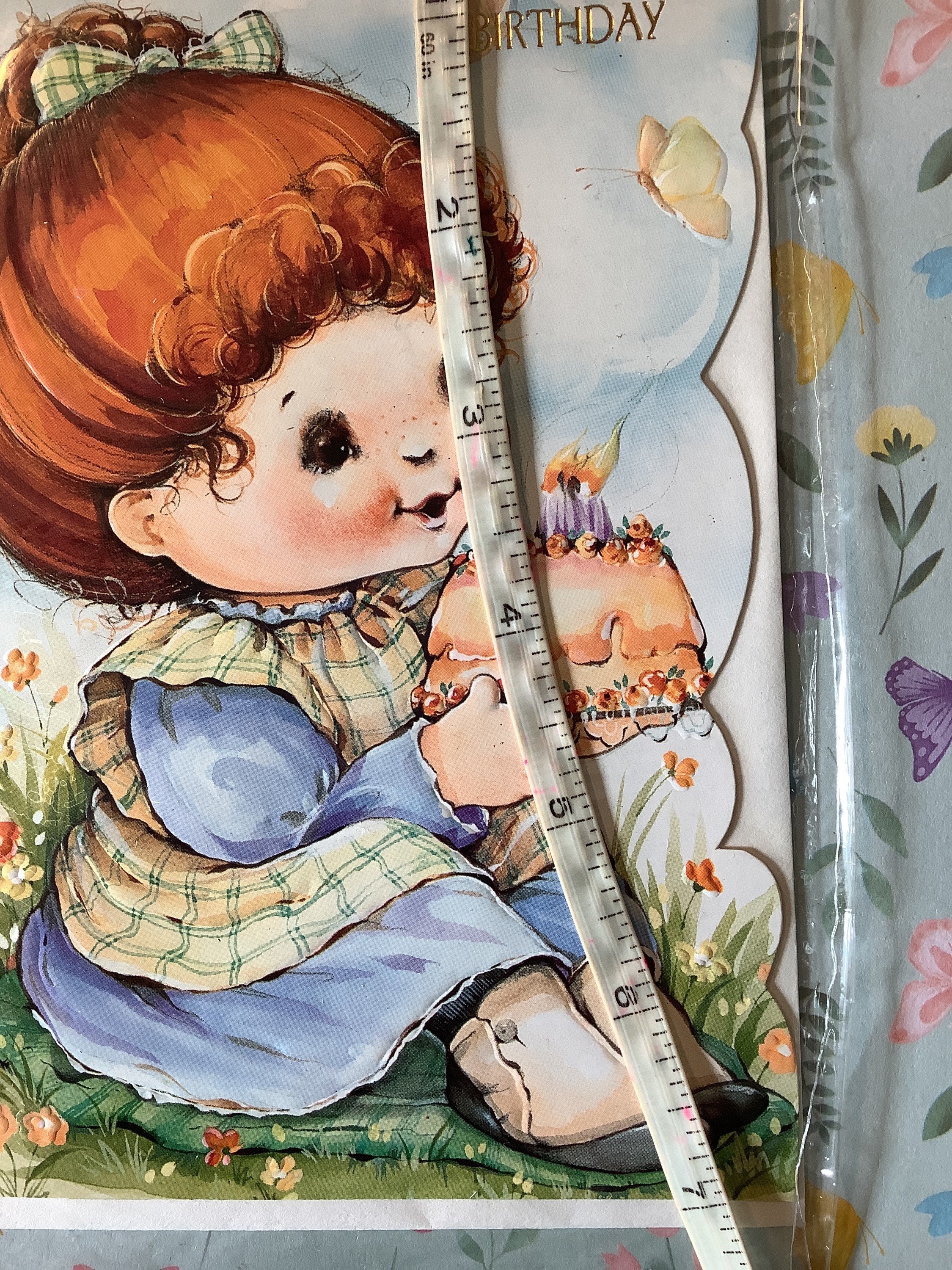 RARE Vintage Circa 1970s 'with Love, Daughter on Your Birthday' Card ...