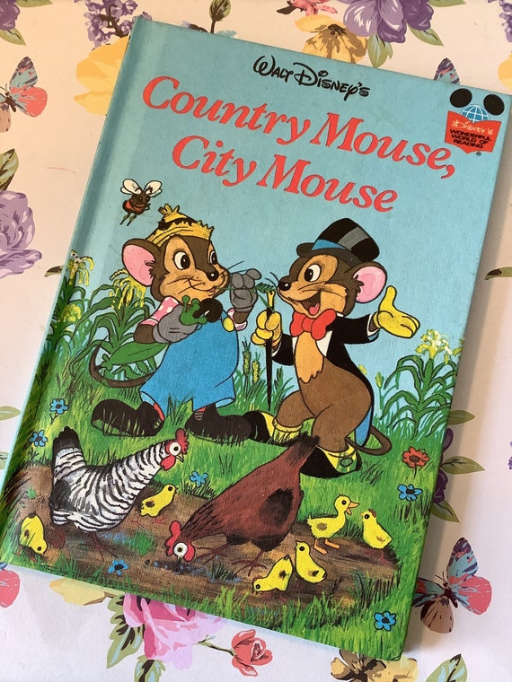 RARE Vintage 1978 FIRST EDITION 'country Mouse, City Mouse' Walt