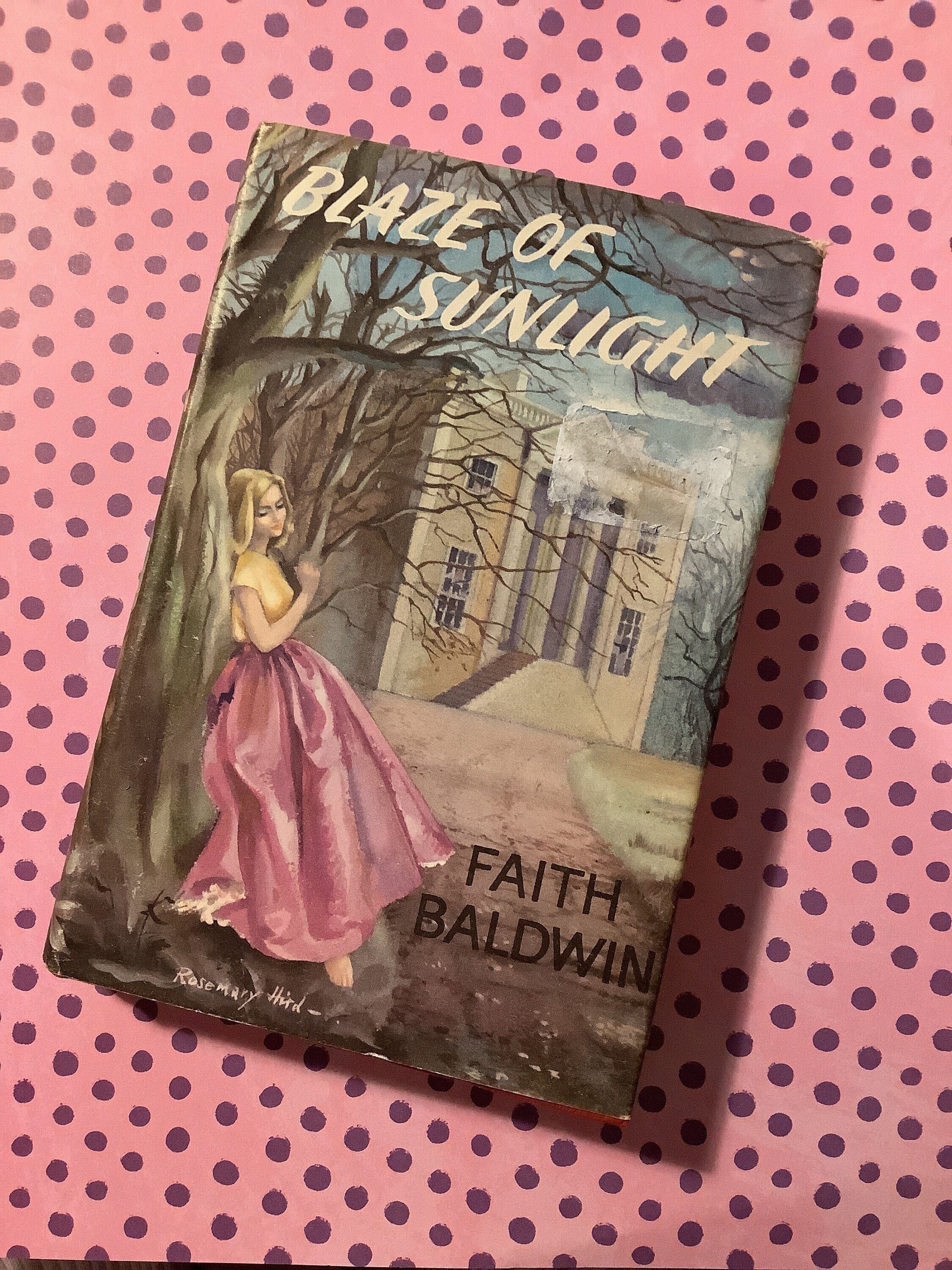 EXTREMELY Rare Vintage 1960 'blaze of Sunlight' Hardback Romance