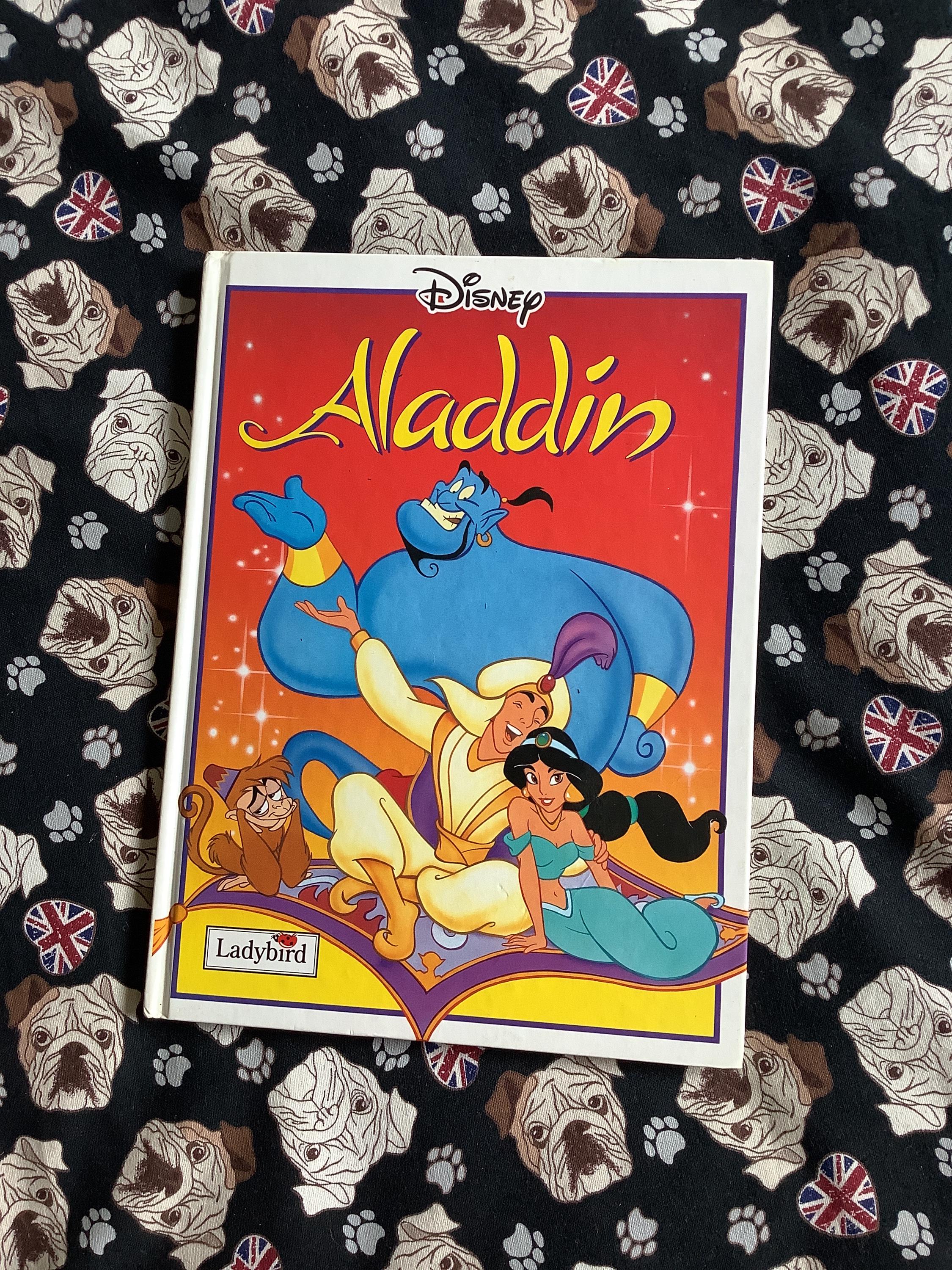 Vintage 1993 Aladdin Large Hardback Book From the Ladybird Disney