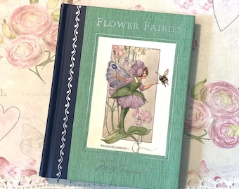 VINTAGE 2002 'Flower Fairies' Hardback Book illustrated by Margaret W. Tarrant - Original Poetry by Marion St. John Webb - Fairy Lover Gift
