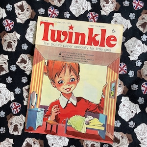 Rare Vintage October 25th, 1975 &#39;Twinkle&#39; Comic - Comic Strip Stories  - Collectable -Childhood Nostalgia - Fun, Unusual 50th Birthday Gift