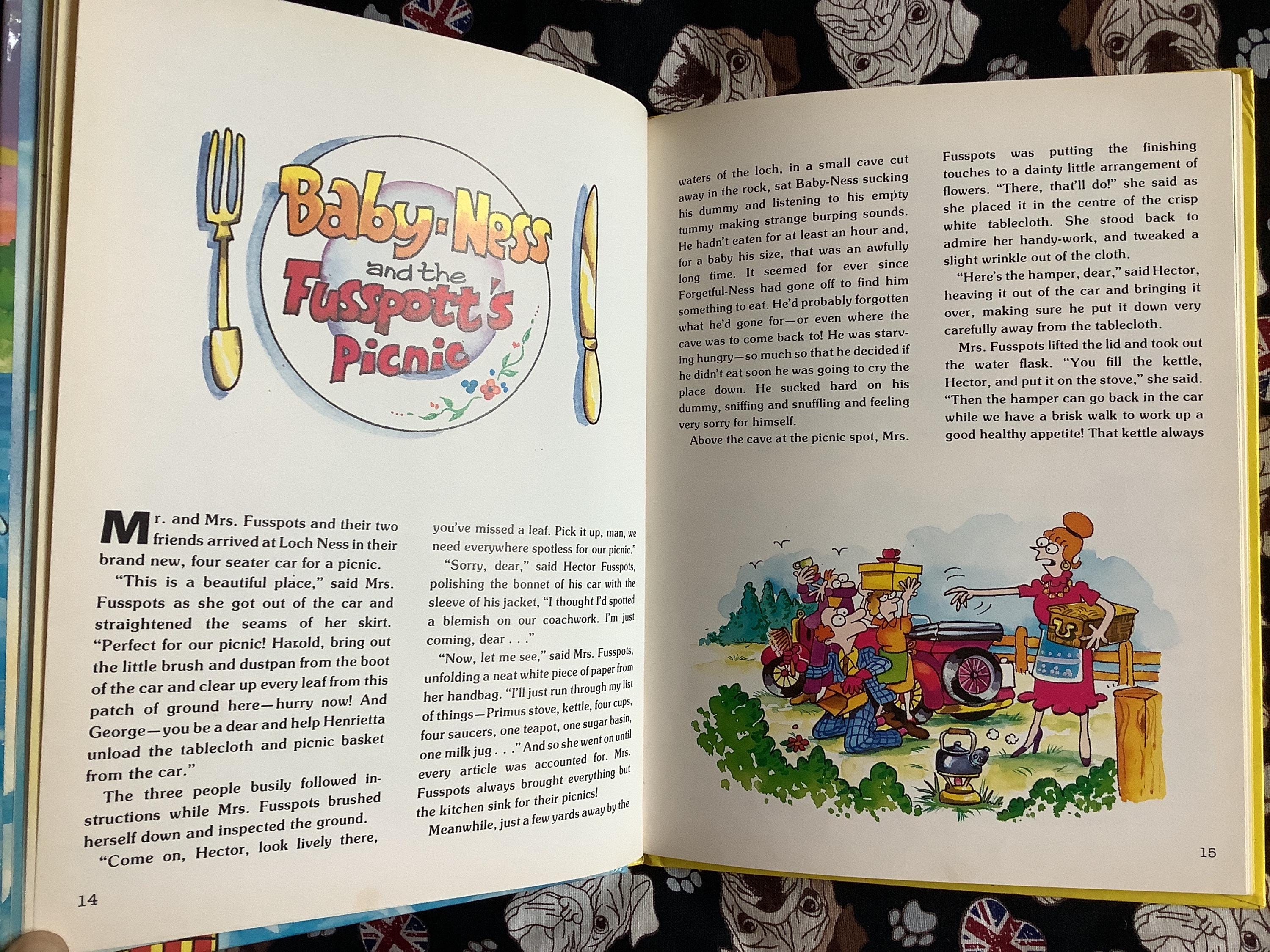 1984 Vintage Children's Book 'the Family Ness' Annual - 80s TV ...