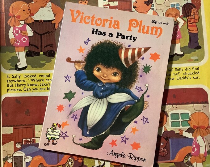RARE Vintage 1982 Angela Rippon's 'victoria Plum Has a Party' Book in ...