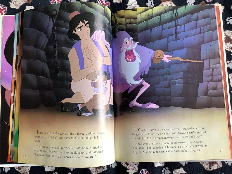 Vintage 1993 Aladdin Large Hardback Book From the Ladybird Disney ...