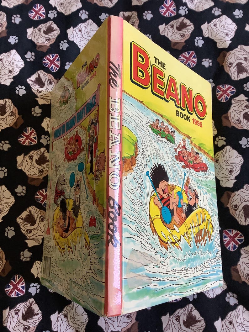 Vintage Retro 'the Beano Book 1995' Hardback Book - Collectable Book ...