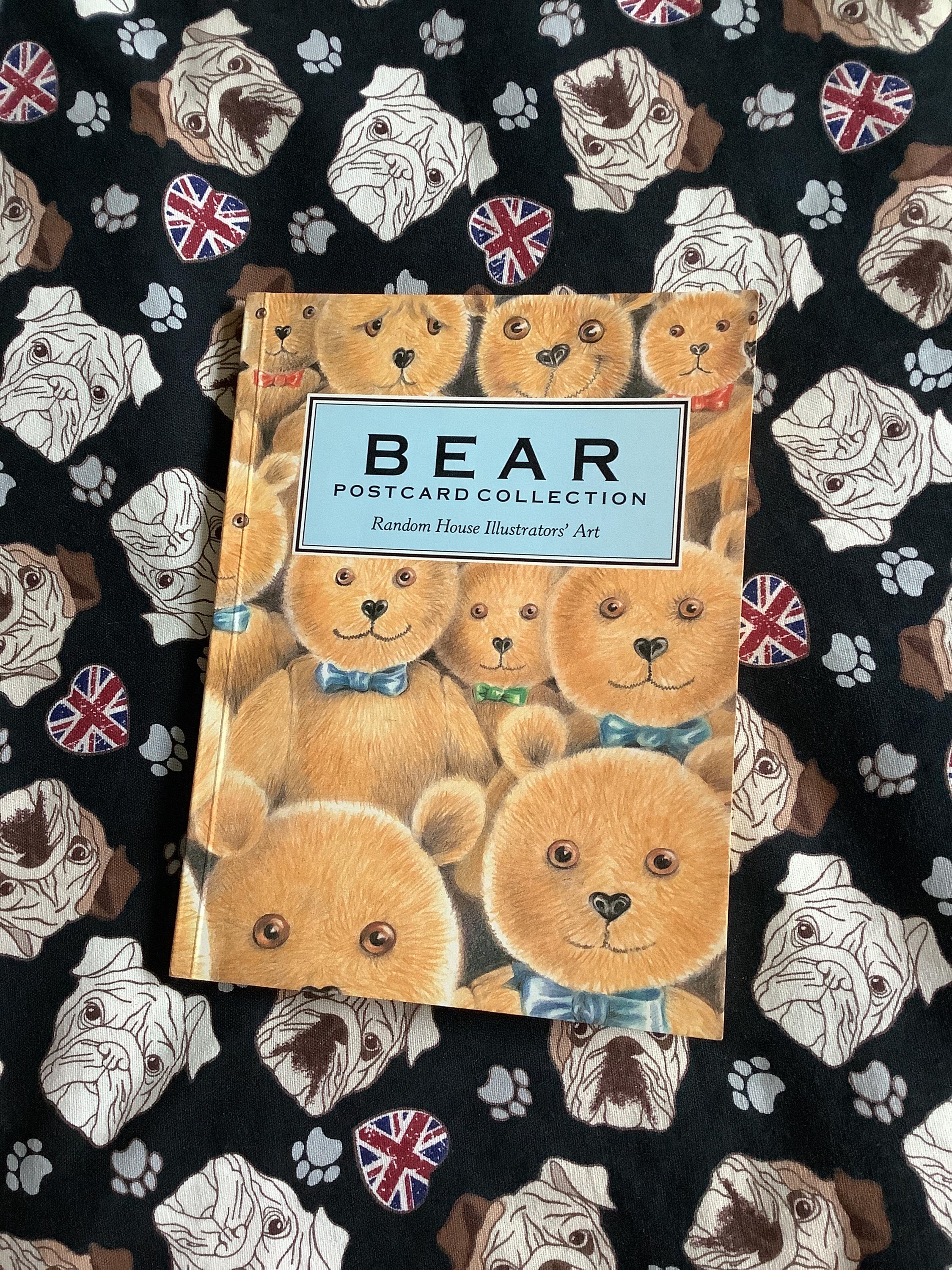 RARE Vintage 1993 'bear Postcard Collection' Random House