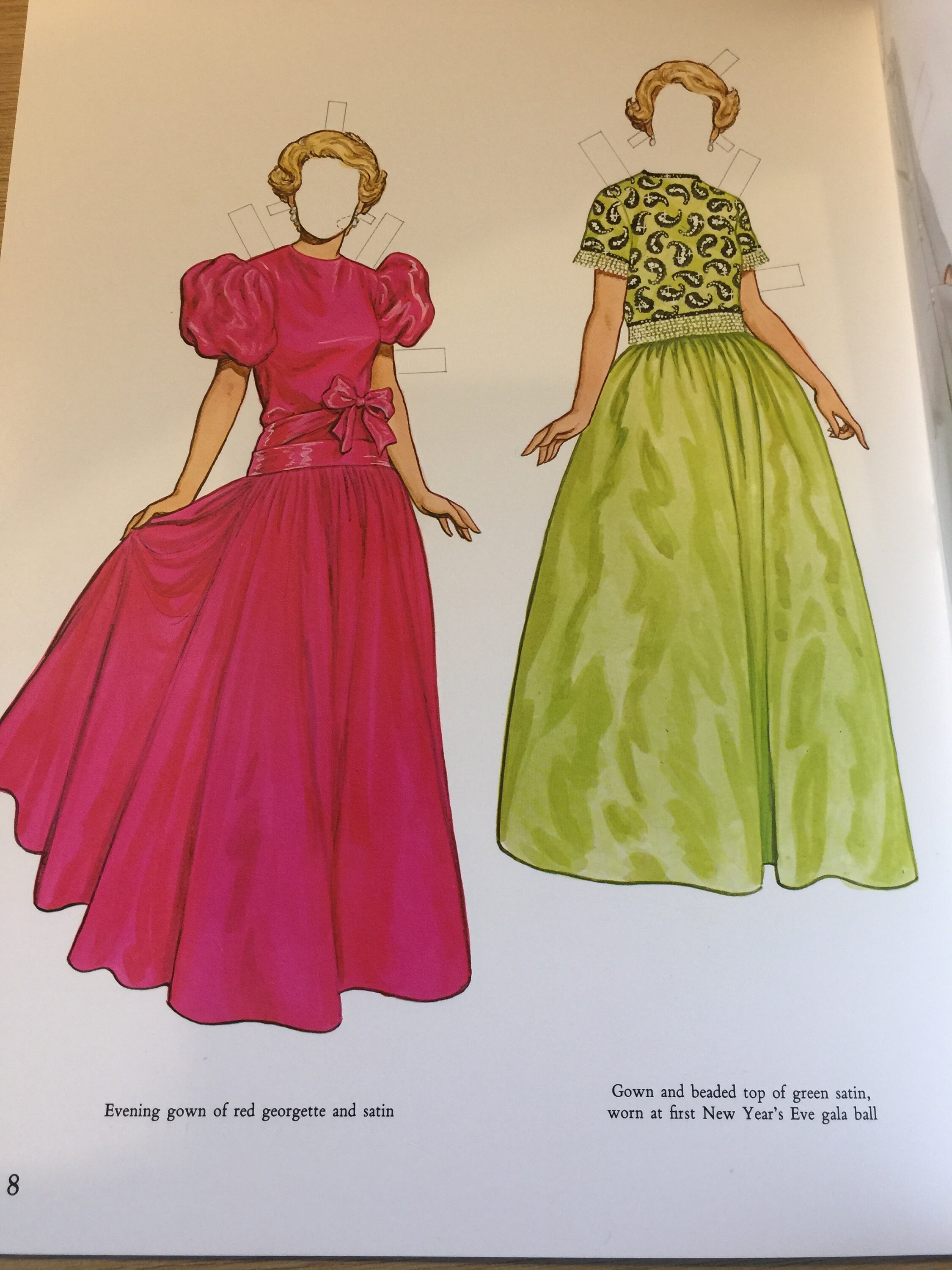 RARE Vintage 1983 Tom Tierney Nancy Reagan Full Colour Paper