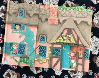 RARE Vintage 1989 'Pear Tree Farm' Shaped Hardback Book by Colin and Moira Maclean - An ADORABLE re-telling of Mary had a little lamb