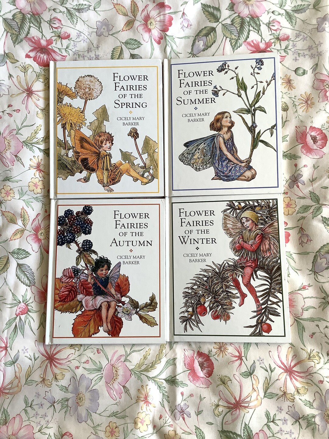 1999 Vintage Children's Books Flower Fairies of the Seasons 4 Book Set ...