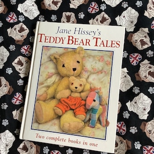 Vintage 1988 Jane Hissey ‘Teddy Bear Tales&#39; Hardback Book -Two Complete Books In One -Childhood Nostalgia -Teddy Bear Lover Gift - DAMAGED
