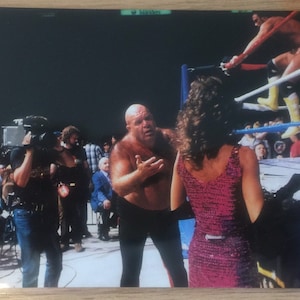 Vintage 1999 'WWF Wrestlemania 2'- No 2 Titan Sports Photo Card Collection con 'Macho Man Randy Savage & George 'The Animal' Steele