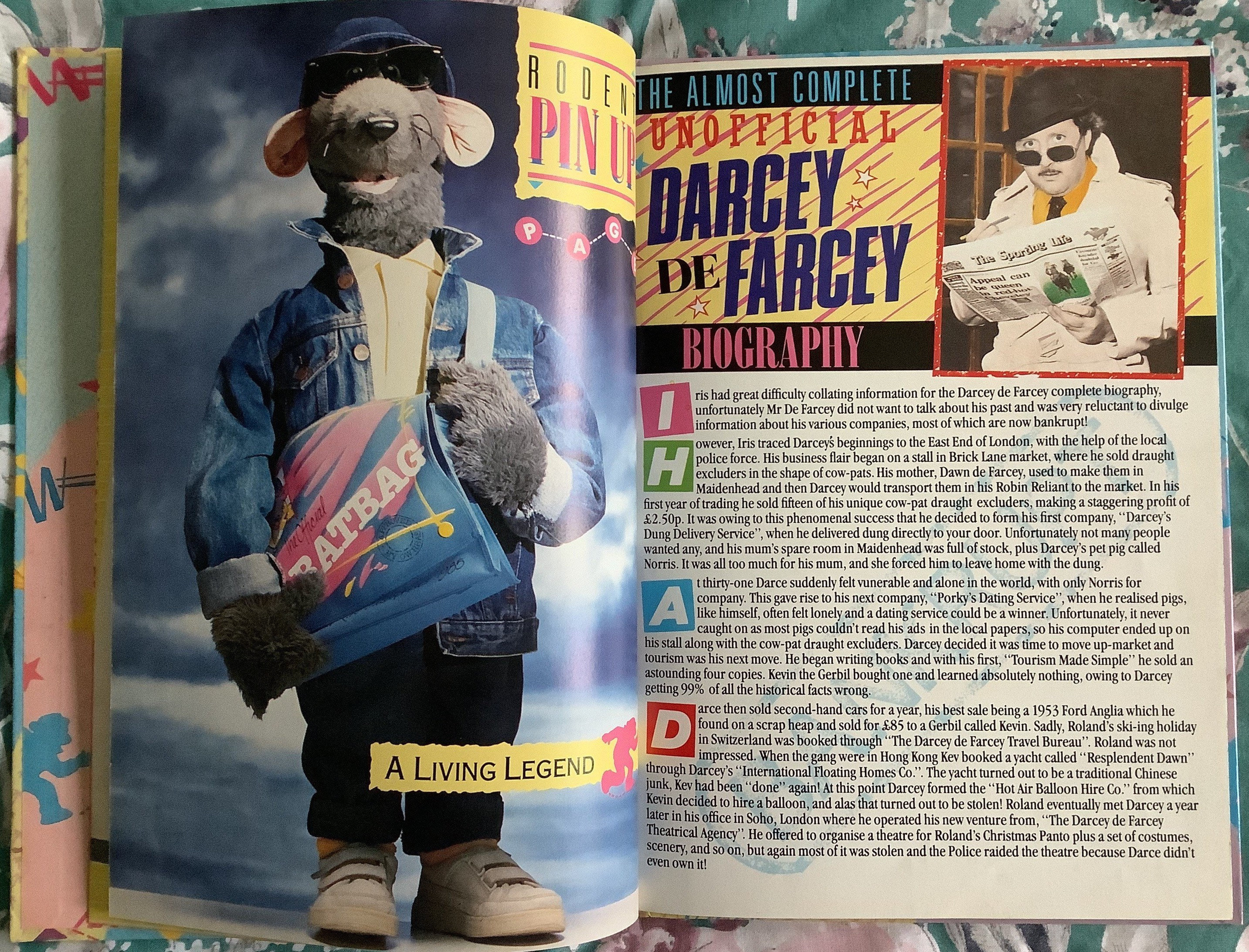 RARE Vintage 1986 'roland Rat Superstar' Annual No 3 in Hardback