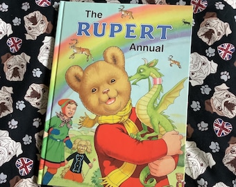 Vintage 2004  'Rupert' Daily Express Annual in hardback - Rupert The Bear - Collectable - Fabulous Fun Birth Year Gift for a Rupert Lover