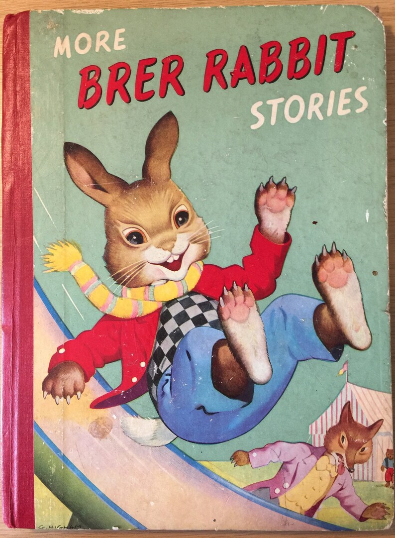 Very RARE Vintage 1953 'more Brer Rabbit Stories' Etsy