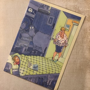 "Vintage Humorvolle ""Pferd"" Themen-leere jede Anlass-Karte - Entworfen von Graham Thompson - Pferd / Reitliebhaber Karte - Karte zum Rahmen / Schatz."