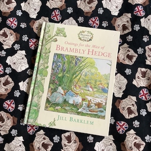 Vintage 1999 Children&#39;s Book Outings for the Mice of Brambly Hedge in Hardback by Jill Barklem Contains TWO full stories Bedtime Story Book