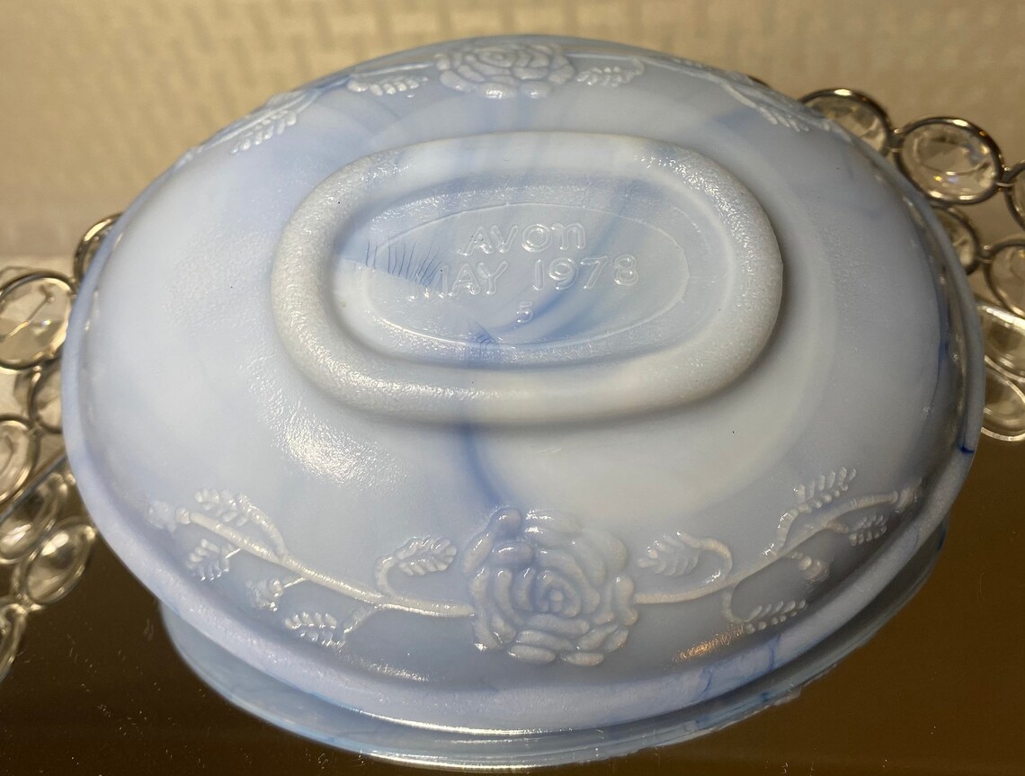Avon Blue May 1978 Soap Dish 5 Long 4 Across Etsy