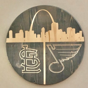 St Louis Skyline 18&quot; dia. Sign