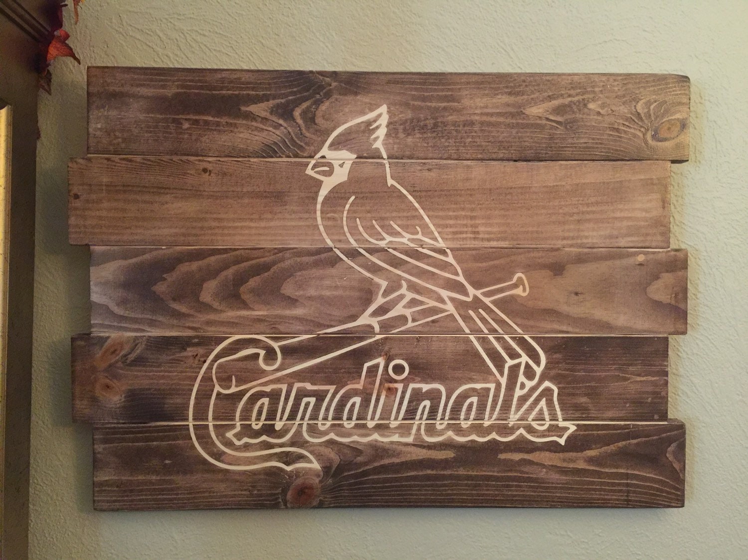 St. Louis Cardinals sluggerbird Wooden Sign 