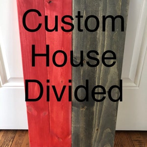 CUSTOM = House Divided Subway Sign - CUSTOM