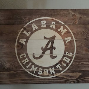 Alabama Crimson Tide Sign