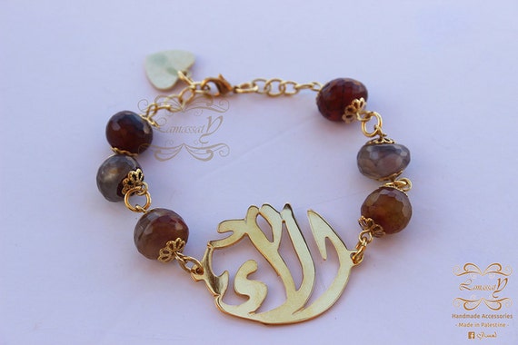 The Handmade Personalized Arabic Sentence Bracelet Gold Plated Original Silver Sentence Bracelet Active